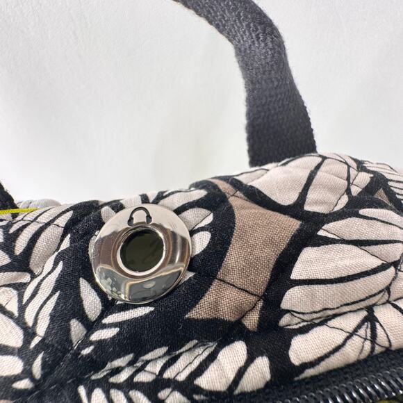 Vera Bradley Backpack Floral Design School Pockets Travel Yellow Neon Weekender - Picture 8 of 16